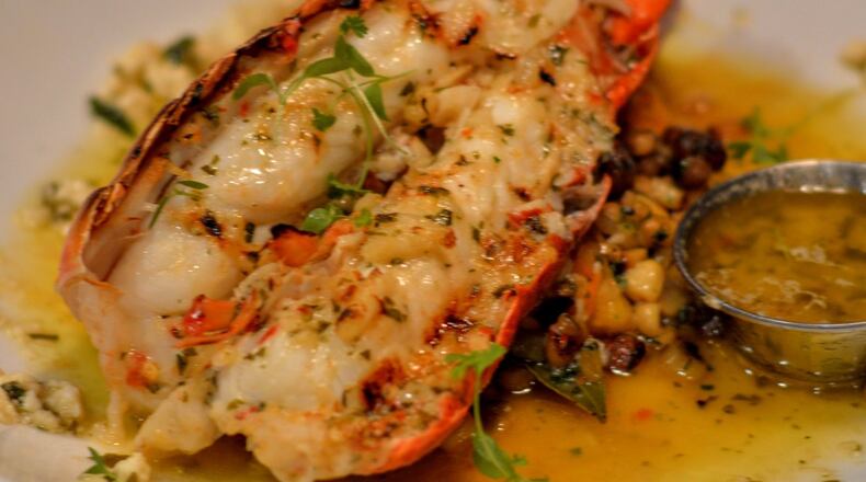 Broiled Lobster Scampi at Tavernpointe. Photo credit: Henri Hollis/Green Olive Media