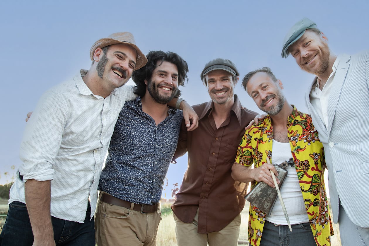 Many of the California Honeydrops players have links to New Orleans' music or the geographic area. But they also bring some of their California stylings to the mix. (Courtesy of Deborah Wilson)