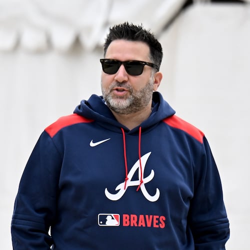 Braves president of baseball operations Alex Anthopoulos has noted in the past there’s value in spending dollars rather than surrendering young talent. (Hyosub Shin/AJC)