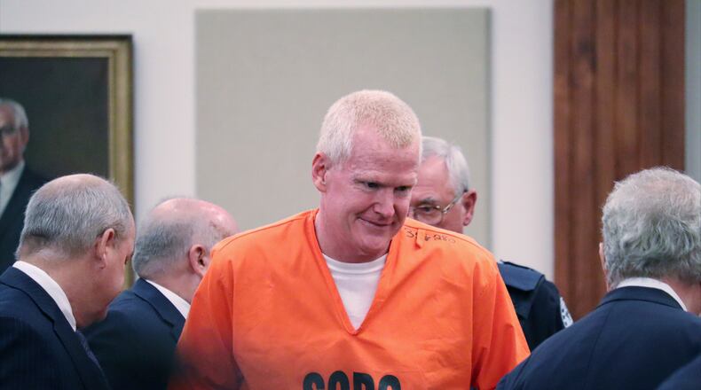 FILE - Disbarred attorney Alex Murdaugh arrives in court in Beaufort, S.C., Sept. 14, 2023. (AP Photo/James Pollard, File)