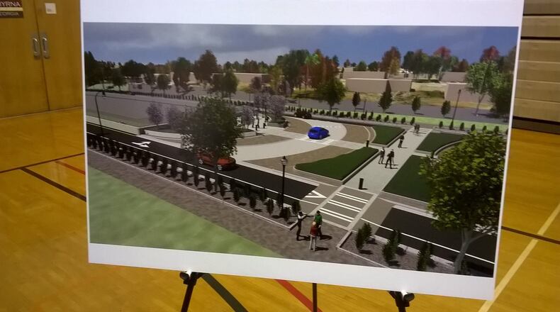 Many Smyrna residents dropped by April 17 at the Smyrna Community Center to learn more about the Windy Hill Road SPLOST Project on which construction will begin later this year. Courtesy of Smyrna