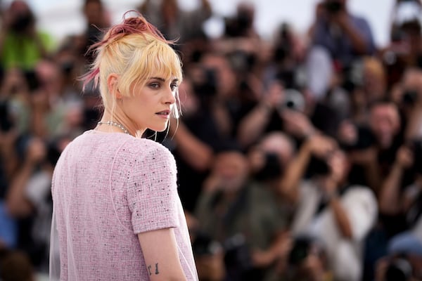 Director Kristen Stewart poses for photographers at the photo call for the film 'The Chronology of Water' at the 78th international film festival, Cannes, southern France, Friday, May 16, 2025. (Photo by Scott A Garfitt/Invision/AP)