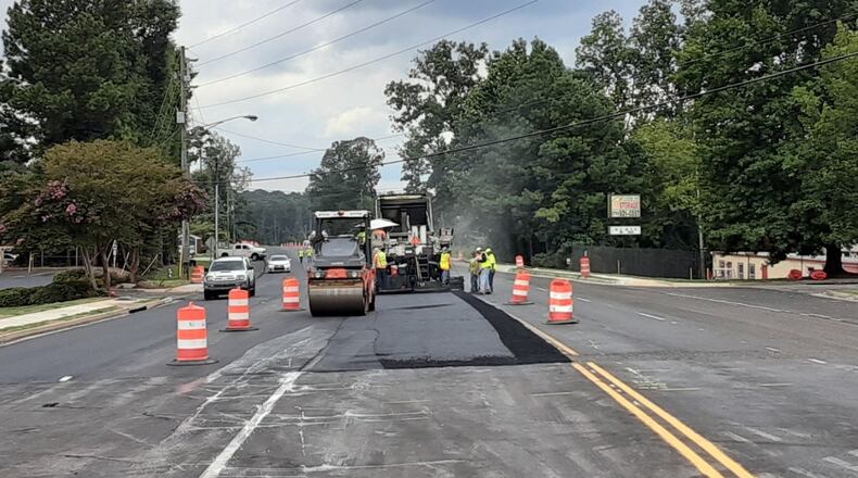 Johns Creek recently approved contracts for 11 neighborhoods to receive asphalt resurfacing. (Courtesy Atlanta Paving & Construction)