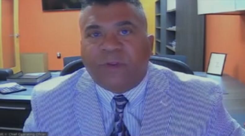 A school district spokeswoman told The Atlanta Journal-Constitution that D. Ben Estill “was relieved of his duties” as chief operations officer on Monday. No reason was given. (Screen grab)