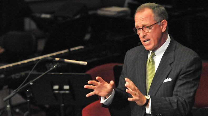 The Rev. Bryant Wright is the outgoing senior pastor of Johnson Ferry Baptist Church. The church recently announced that the Rev. Clay Smith will be the new senior pastor. (Chris Hunt/Special)