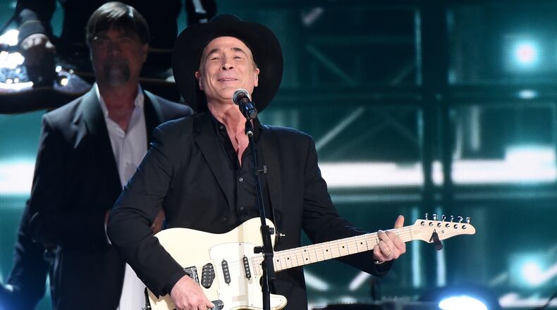 Clint Black performs "Killin' Time" during the 50th annual CMA Awards on Nov. 2, 2016, in Nashville, Tennessee. (Photo by Charles Sykes/Invision/AP, File)