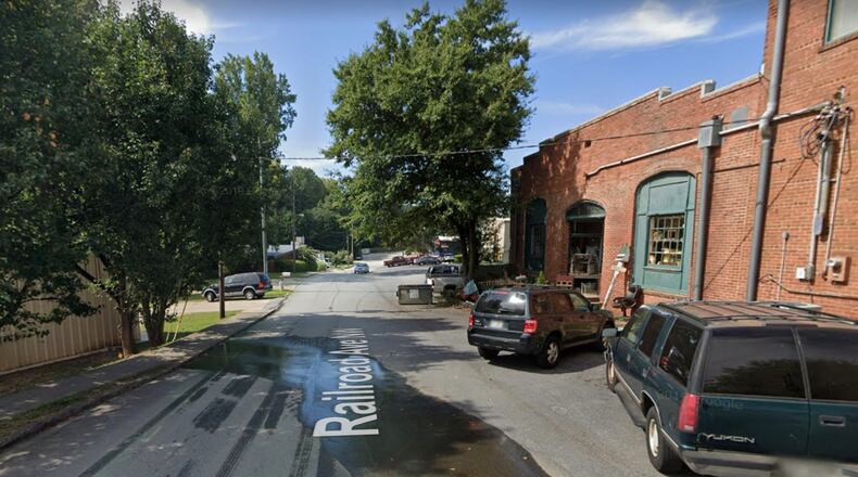 Lilburn is planning streetscape improvements along Main Street and Railroad Avenue. (Google Maps)