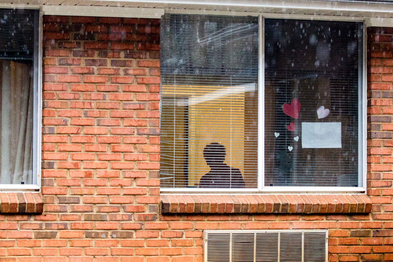 Rosemont at Stone Mountain is a senior living facility that has experienced a large number of Covid deaths.   (Jenni Girtman for The Atlanta Journal-Constitution)