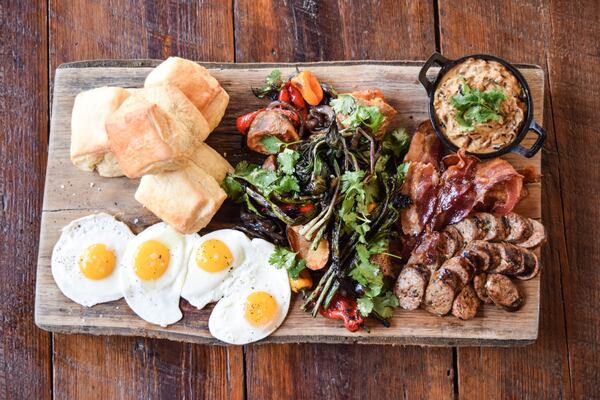 Ladybird Grove & Mess Hall - The Woodsmans Breakfast at Ladybird Grove & Mess Hall / Photo by Tori Allen PR