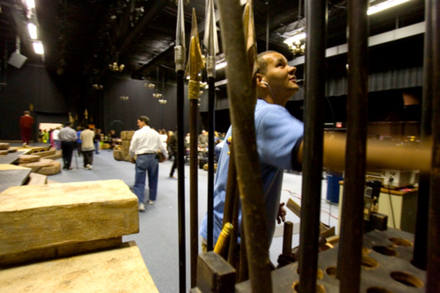 Backstage at the 'Atlanta Passion Play'