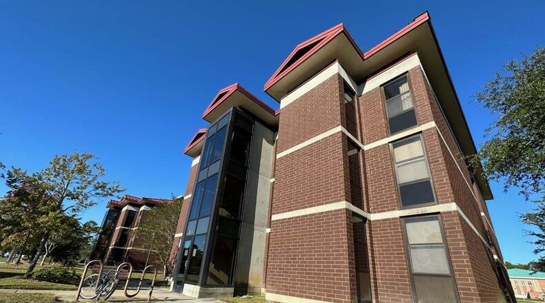 Exterior of the barracks at Fort Stewart.