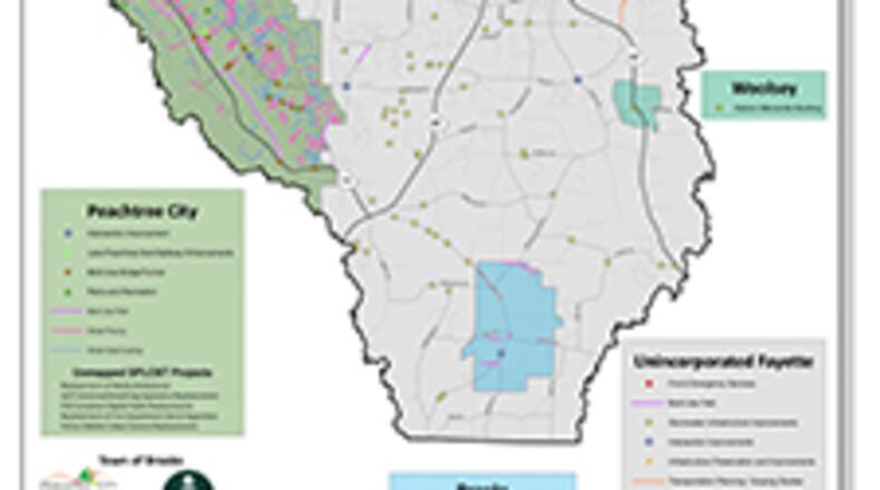 Fayette County residents can take a free bus tour of sites where SPLOST-funded projects would take place. Courtesy Fayette County