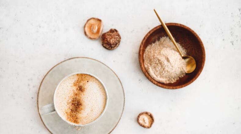 The Shroom Latte from the menu of Eleven TLC. / Courtesy of Eleven TLC