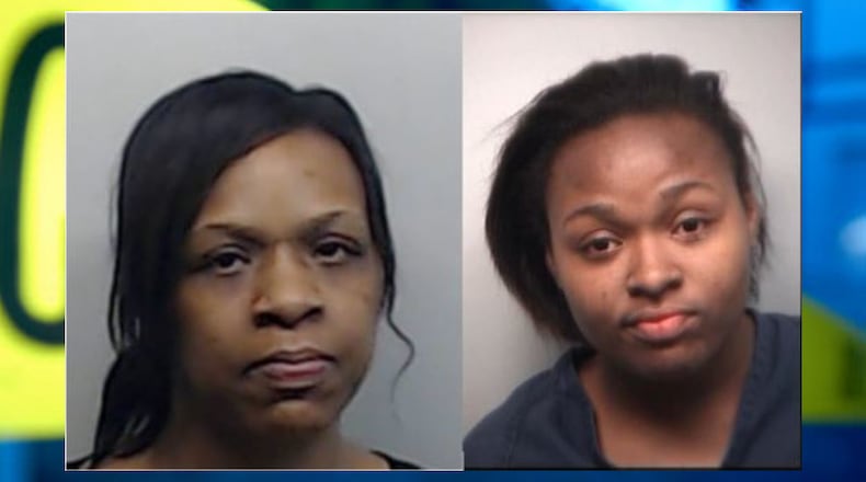 Tayza Danielle Harris (left), Chelsea Monicque Harris