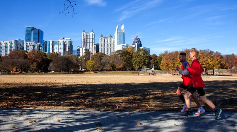 Saturday's Weather-Traffic. (Steve Schaefer for The Atlanta Journal-Constitution)