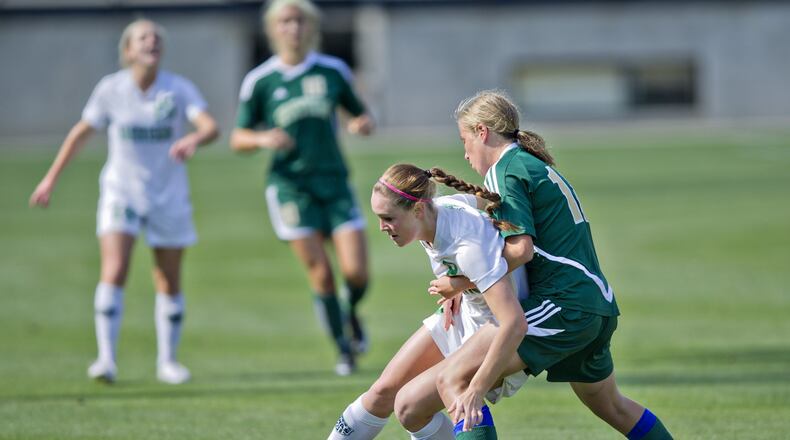 FILE PHOTO: Soccer is the most popular sport for girls in Georgia, with close to 10,500 girls playing at 400 high schools. A new study shows girls high school soccer players suffer concussions close to the same rate as high school football players.