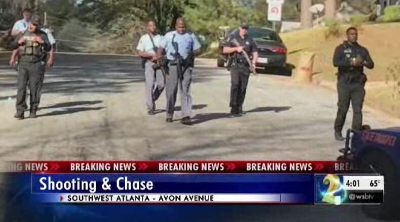 Atlanta police and Georgia State Patrol troopers were on a joint exercise Tuesday in southwest Atlanta.