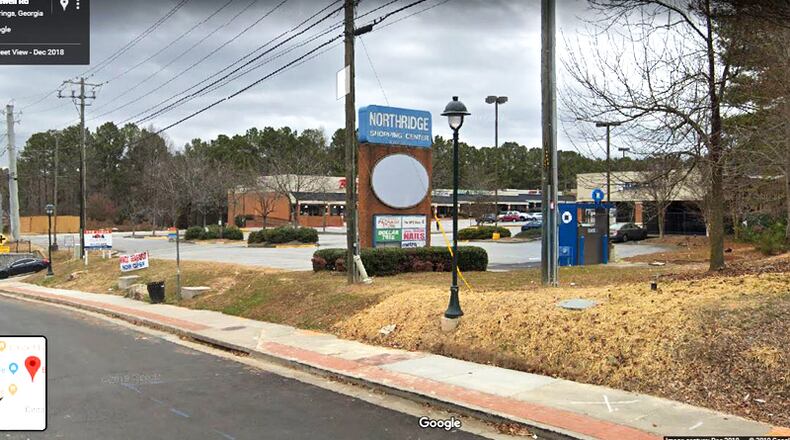 The Northridge Shopping Center is one of four retail properties at the north end of Sandy Springs to be scrutinized by a city consultant. GOOGLE MPS