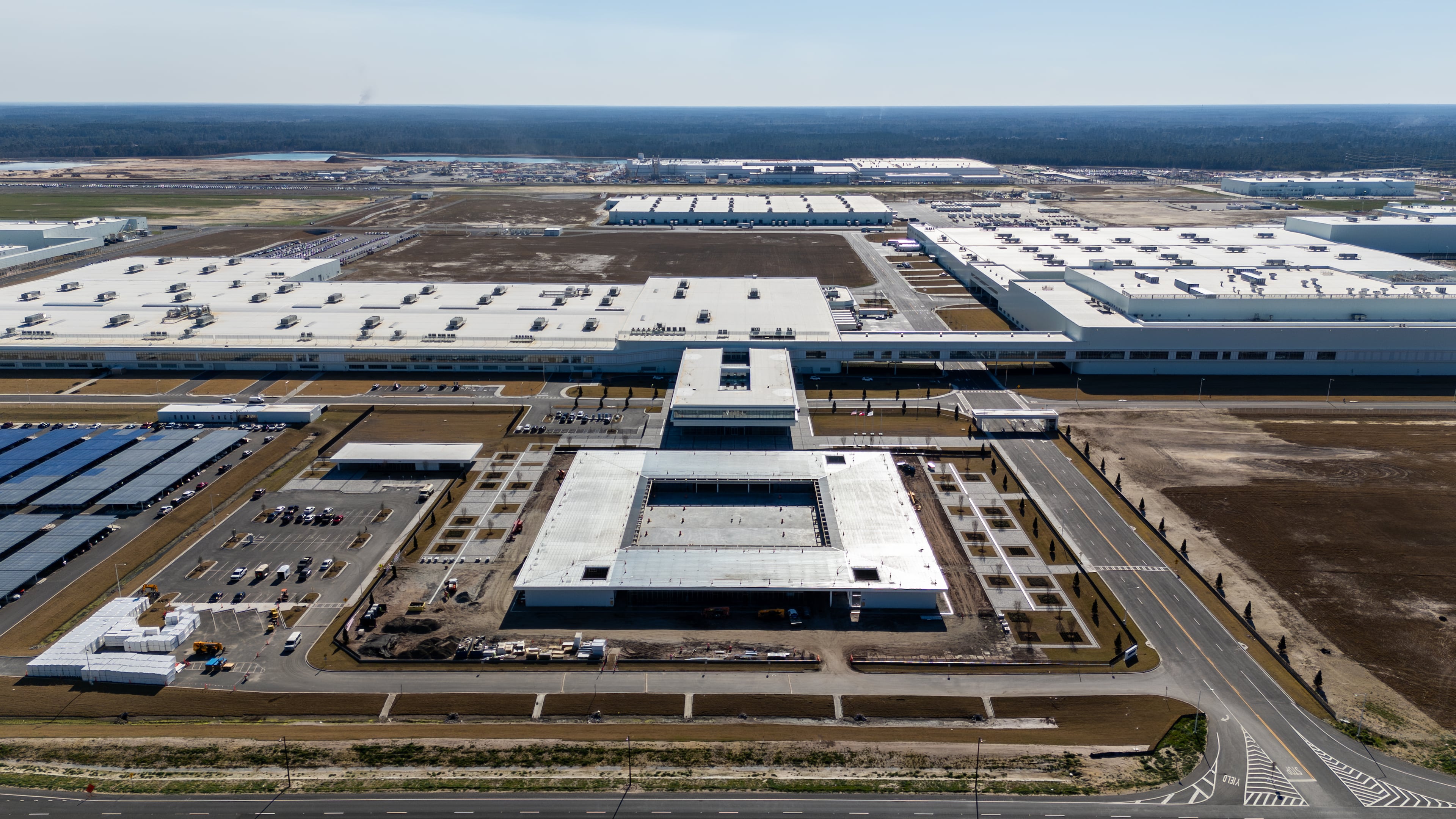 Industrial waste disposal is just the latest challenge Hyundai has encountered since transforming a largely untouched tract in Bryan County into an operational EV manufacturing campus in less than two years. (Courtesy of the Hyundai Motor Group)