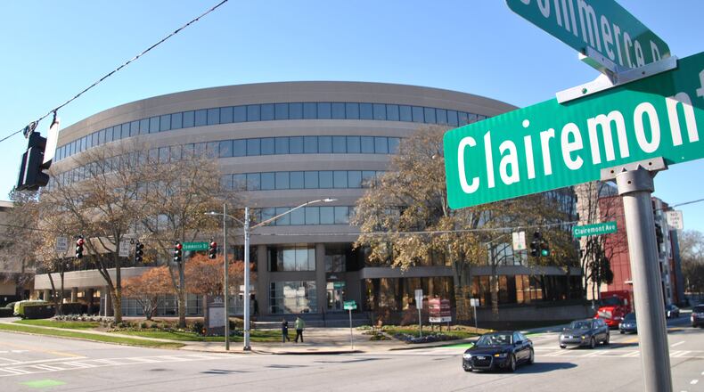 The credit union is moving into this building at the corner of Commerce and Clairemont in downtown Decatur.