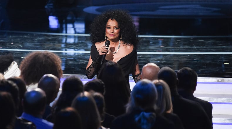 In a Tuesday, Feb.12, 2019 file photo, Diana Ross performs during Motown 60: A Grammy Celebration at the Microsoft Theater in Los Angeles. Diana Ross said she feels like an airport screener touched her inappropriately during a pat-down Sunday when she was leaving the city following her performance at the New Orleans Jazz and Heritage Festival.