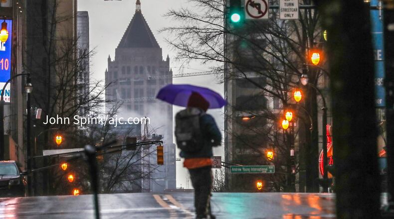 Widespread rain fell across metro Atlanta on Wednesday morning, making a mess of the morning commute. Another round of rain is expected for the drive home, according to Channel 2 Action News.