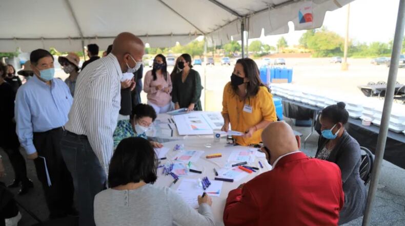 Gwinnett residents are invited to share their vision for the future of the Gwinnett Place Mall site by providing feedback and/or hosting information meetings. (Courtesy Gwinnett County)