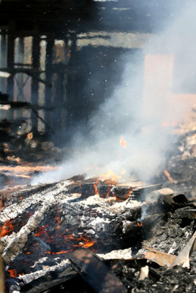 Fire consumes Norcross lumberyard