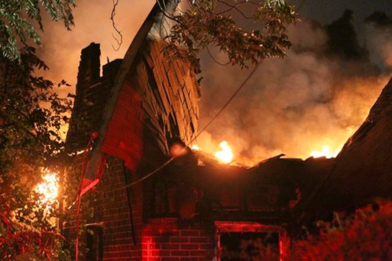 Arson suspected in Clayton house fire