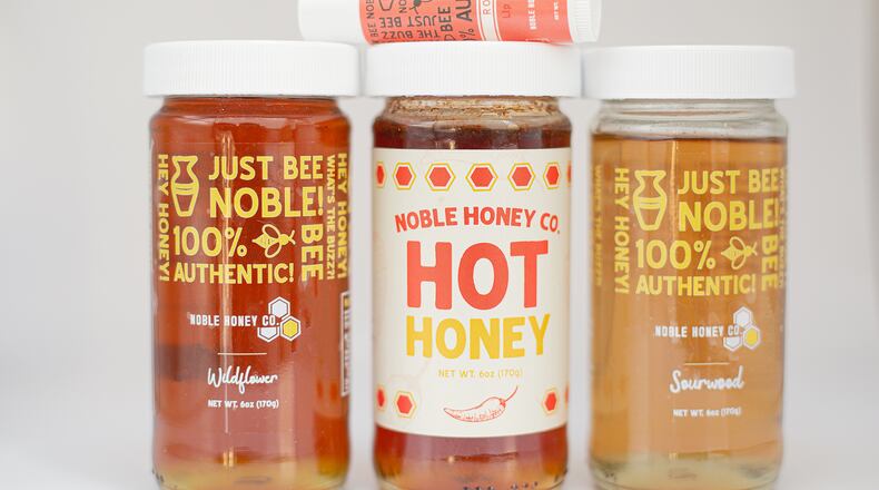 Local honey from Noble Honey Co. Courtesy of Noble Honey Co.