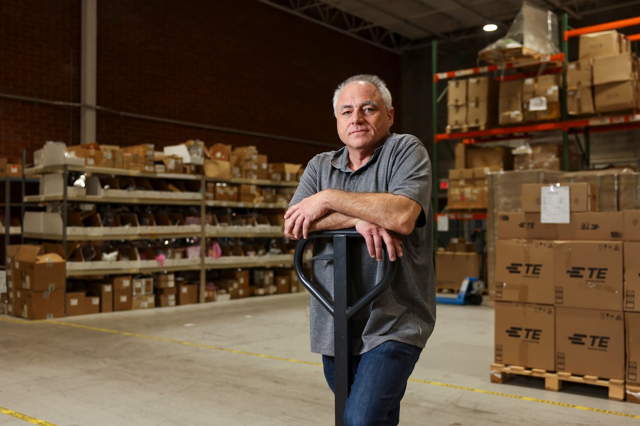 World Micro President and CEO Dan Ellsworth is among the Georgia business owners seeking a tariff refund. "I'm not holding my breath in any way," he said. (Jason Getz/AJC 2025)