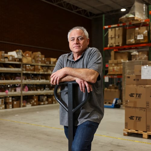 World Micro President and CEO Dan Ellsworth is among the Georgia business owners seeking a tariff refund. "I'm not holding my breath in any way," he said. (Jason Getz/AJC 2025)