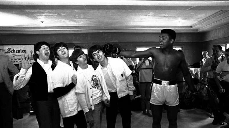 1964: When Ali met the Beatles, and all of Hillary Clinton's ideas were formed, apparently. (AP file photo)