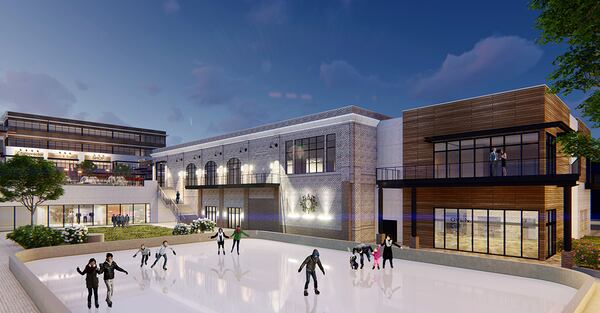 A rendering of the Orchid Grove development being proposed on the site of the mostly abandoned Gwinnett Prado shopping center near Gwinnett Place Mall. (Via Partnership Gwinnett)
