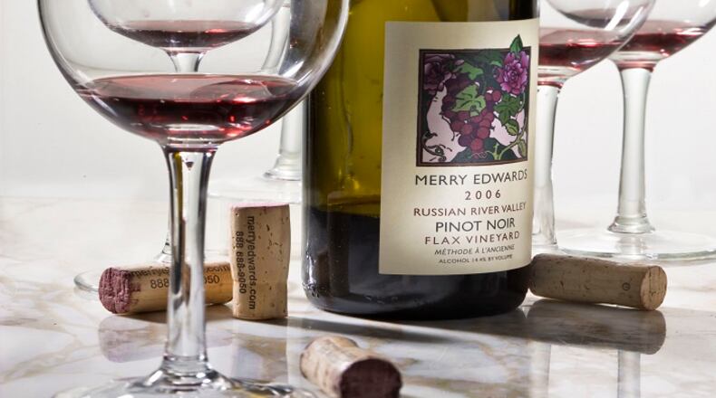 Merry Edwards Winery Flax Vineyard is the lightest in terms of color and aroma but with a voluptuously silky texture. (Bill Hogan/Chicago Tribune/MCT)