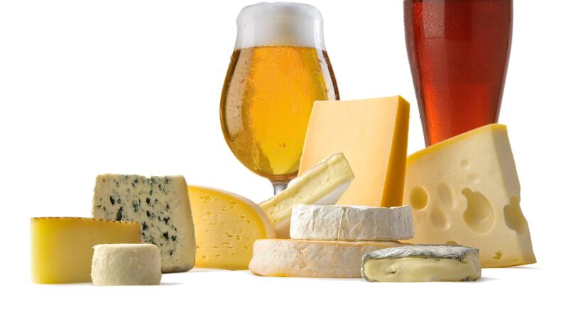 Get your brew and moo on during an unlimited beer and cheese event. Photo credit: Taco Mac Prado.