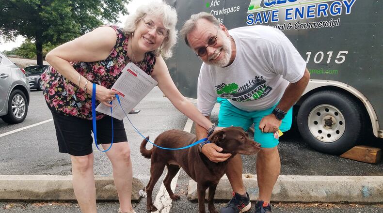Tatiana was one of hundreds of dogs that were adopted during the free adoption event.