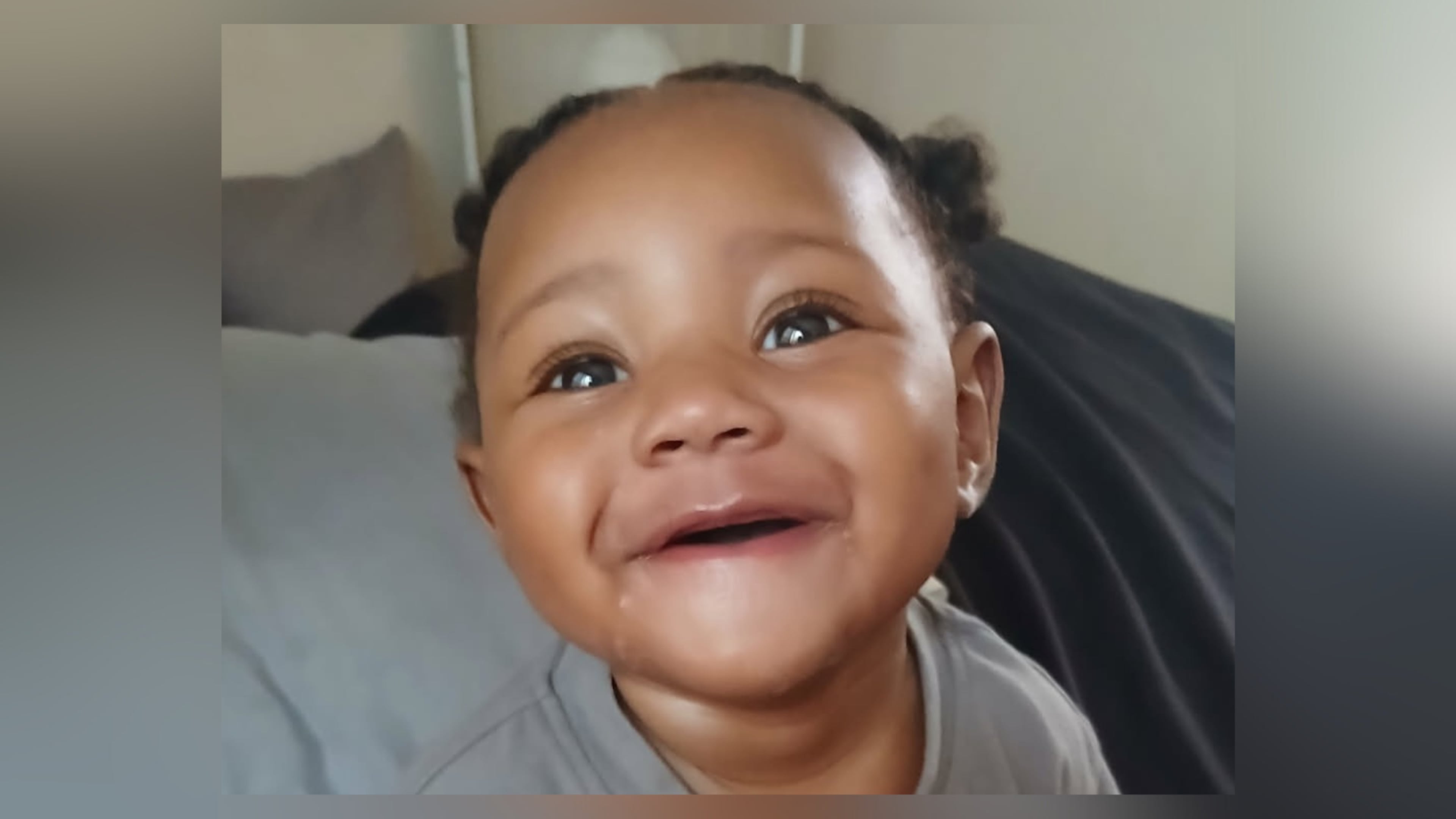 Baby Aziah McDougle was shot and killed at just 9 months old while outside the Budgetel Inn & Suites in Cobb County's Cumberland area on Sept. 23. (Courtesy of GoFundMe)