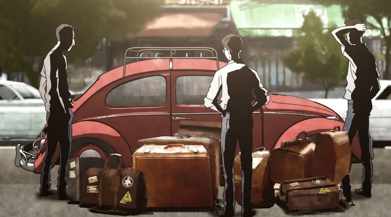 “Two Trains Runnin’” uses animation to tell its story. Contributed by Avalon Films