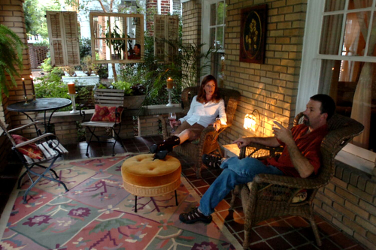 The front porch: A place to relax and be neighborly