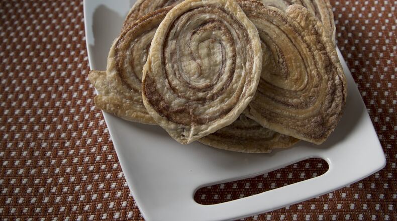Either known as arlettes in Britain or elephant ears in the U.S., it doesn’t much matter what you call these crisp and flaky wafers of sugary, cinnamony, buttery pastry, which is a little challenging to make, but entirely achievable. (Jerry Holt/Minneapolis Star Tribune/TNS)