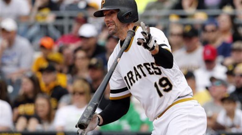 Veteran backup catcher Chris Stewart signed a one-year deal with the Braves on Wednesday to provide depth in case of injuries. (AP photo)