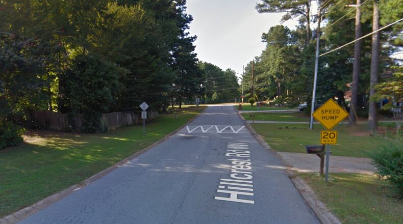 Sidewalk construction will begin soon on Hillcrest Road in Lilburn. Google Maps