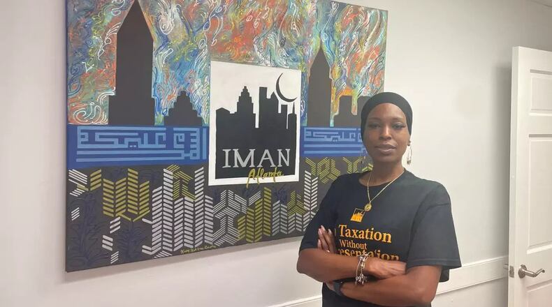 Atlanta-based activist Kareemah Hanifa is leading a campaign to change the law in Georgia so that people with felony convictions won’t lose their right to vote. (Photo Courtesy of Madeline Thigpen/Capital B)