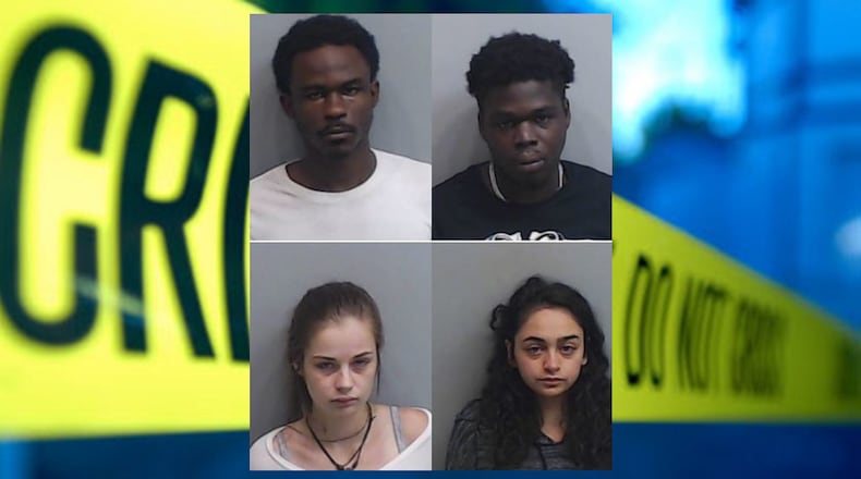 (Clockwise from top left) Jayson Michael Harris, Paris Terrell Holland, Ramsey Elisabeth Pack, Alyssa Katherine Locke