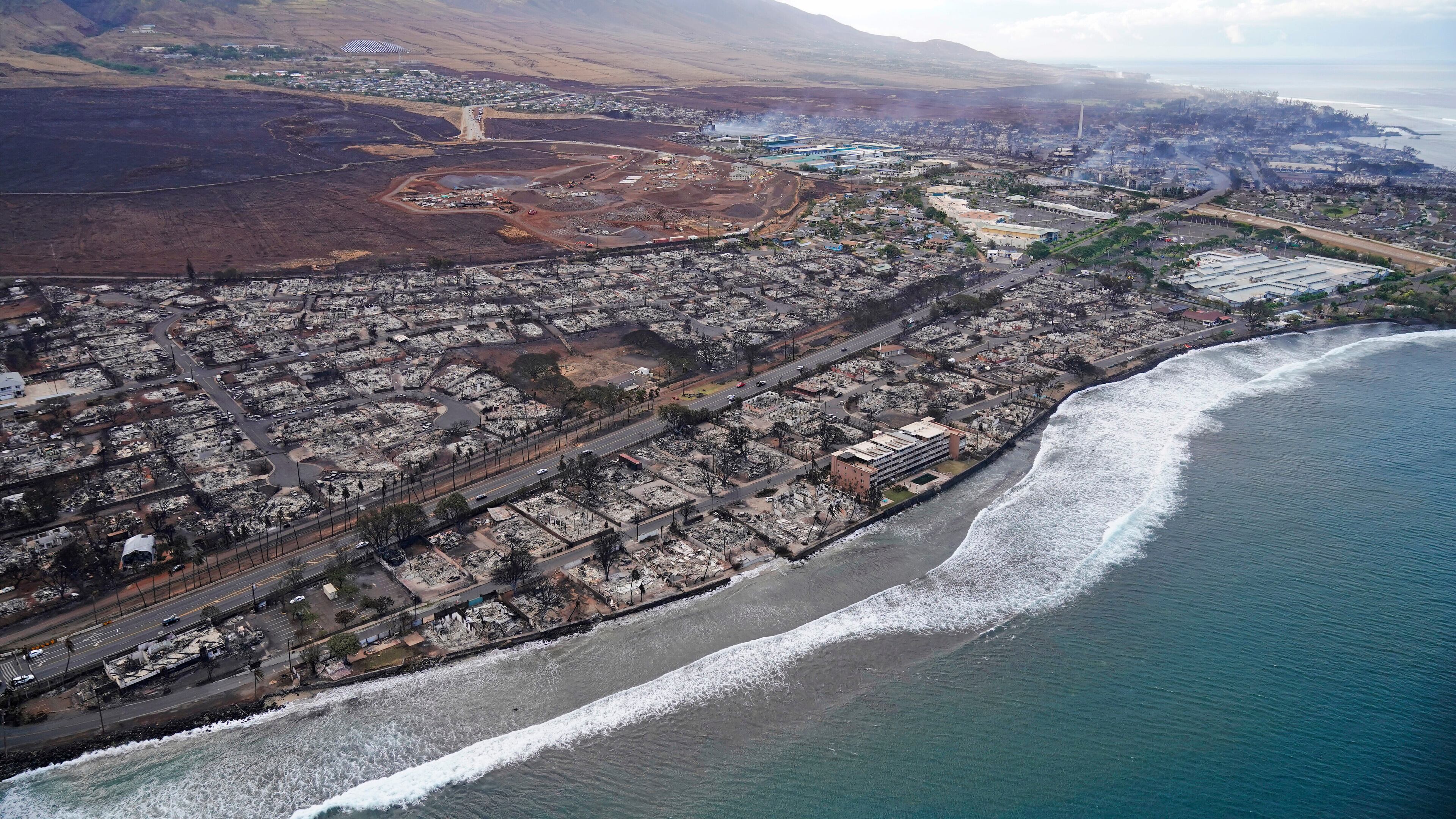 FILE - Wildfire wreckage is shown in Lahaina, Hawaii, Aug. 10, 2023. (AP Photo/Rick Bowmer, File)