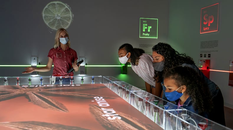 Scent Discovery is a new exhibit at the World of Coca-Cola Museum in downtown Atlanta. Photo: The World of Coca-Cola