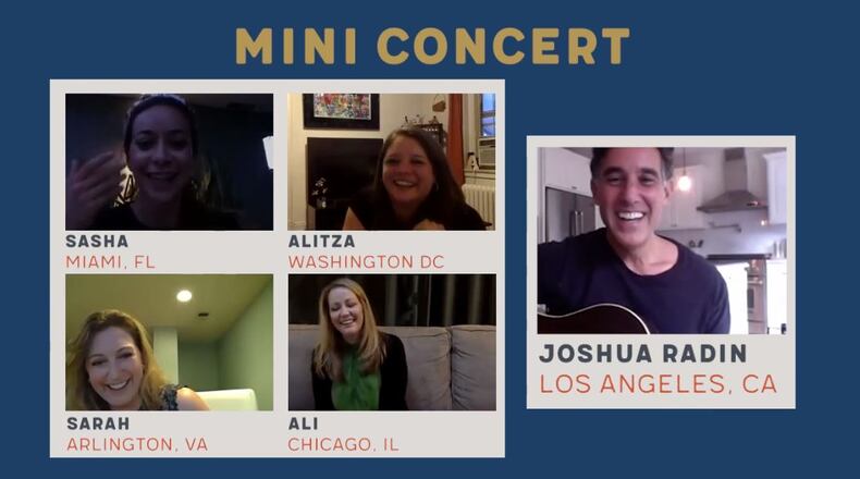 Examples of some of the fan interactions on Topeka, a new web service that connects artists with fans online. The company was started by Atlantan Andy Levine. Photo: Contributed