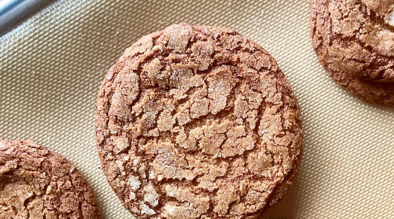 Molasses Cookies. (SARAH DODGE FOR THE ATLANTA-JOURNAL CONSTITUTION)