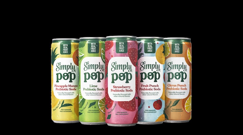 Coca-Cola is launching a line of prebiotic sodas called Simply Pop. Source: Coca-Cola